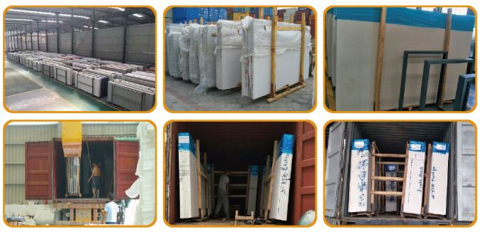 Packing and loading slab Packing and loading slab