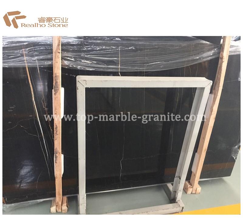 laurent black gold marble