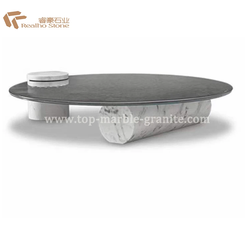 Cararra white marble table
