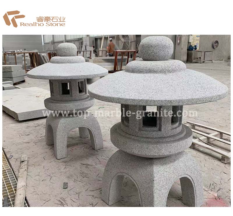 Granite lantern for garden Granite lantern for garden