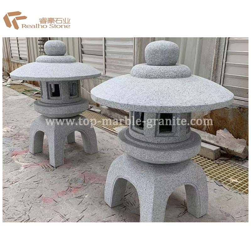 Granite lantern for outdoor Granite lantern for outdoor