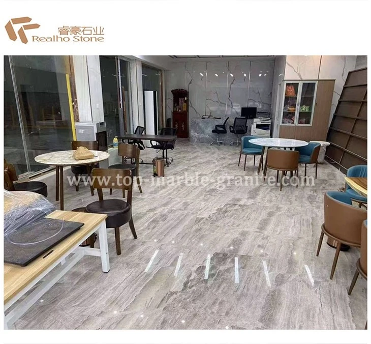 grey marble floor
