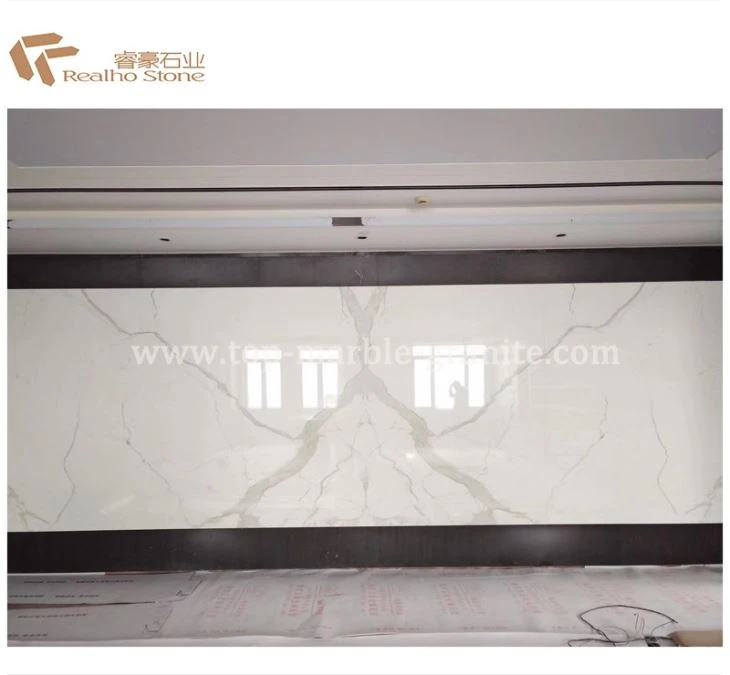 Calacatta White Aluminum Honeycomb Tiles