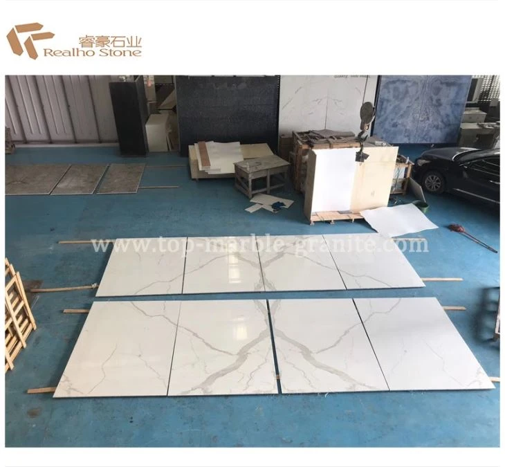 Calacatta White Aluminum Honeycomb Tiles