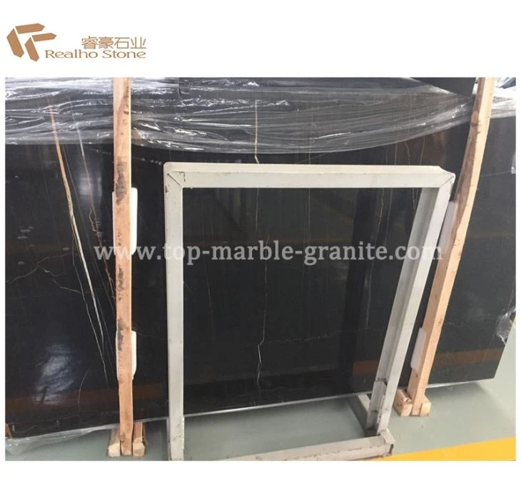 laurent black gold marble
