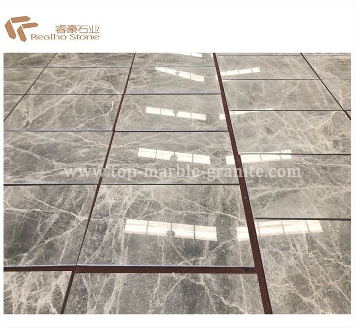 Polished Silver Grey Emperador Marble