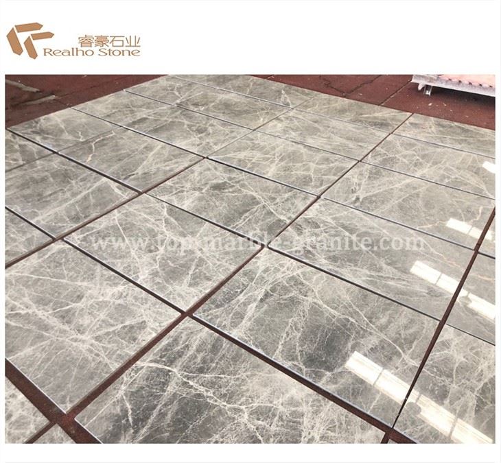 Polished Silver Grey Emperador Marble