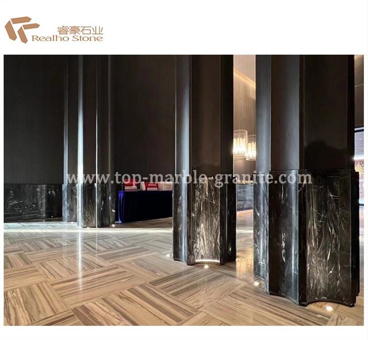 grey marble wall floor