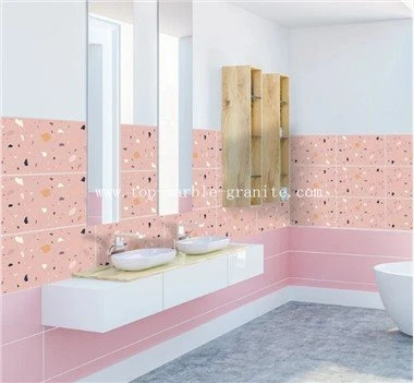 Рожева плита Terrazzo