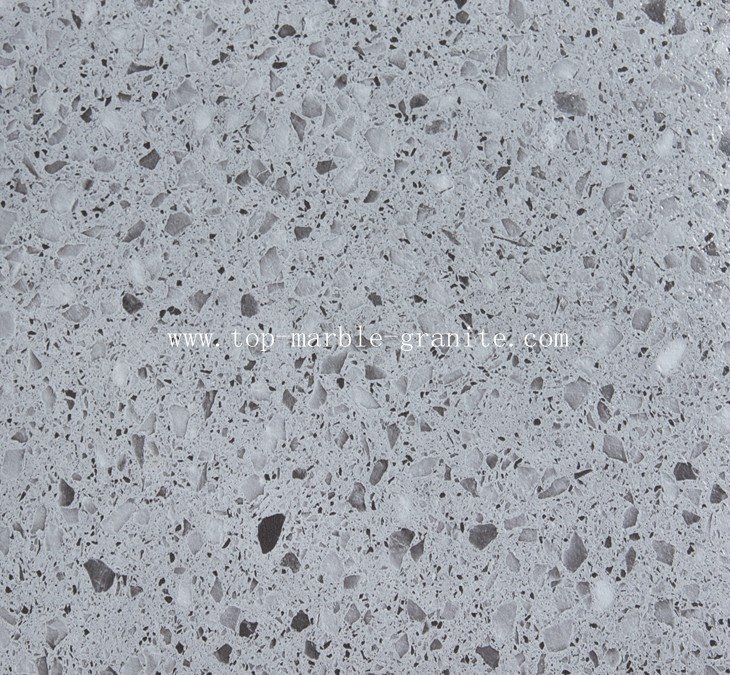 grey terrazzo floor