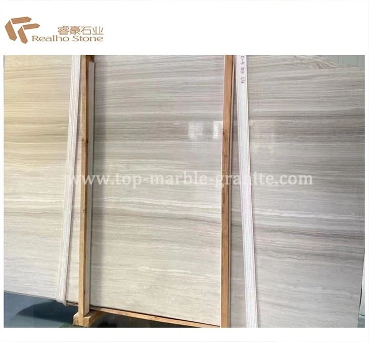 white wood grain marble